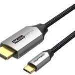Vention 1m Cotton Braided USB-C to HDMI Cable - CRBBF