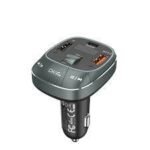 Vention 3-Port USB Car Charger with FM Transmitter 30W/18W/5W FFLB0