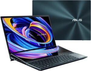 ASUS ZenBook Pro Duo 15 OLED UX582 Laptop, 15.6” OLED UHD Touch Display, Intel Core i9