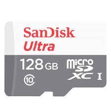 SanDisk MicroSD CLASS 10 100MBPS 128GB without Adapter – SDSQUNR-128G-GN6MN