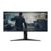 Lenovo G34w-10 (66A1GACBUK) Gaming Monitor - 34" Inch FHD Display, Tilt, Curvature: 1500R, Height Adjust Stand